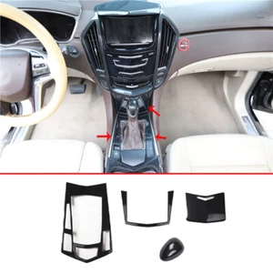 Carbon Fiber Center Console Gear Shift Frame Cover For Cadillac SRX 2013-2016 - Picture 1 of 12