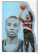 DAMIAN LILLARD 2013-14 PANINI INTRIGUE #166 PLATINUM 1/1 🔥 2cd YEAR TRUE 1/1🔥