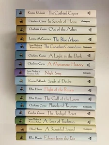 Lot of 16 MYSTERIES OF SPARROW ISLAND Hardcover Cozy Christian set  PRISTINE - Foto 1 di 8