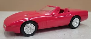 AMT Ertl Promo Model 1990 Corvette Convertible Bright Red #6044 FREE SHIPPING - Picture 1 of 4