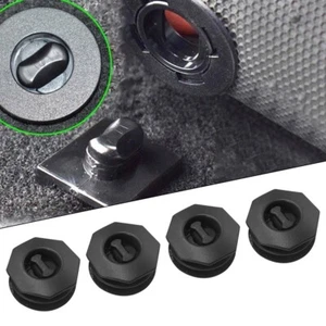 Universal Car Carpet Fastener Floor Mat Holders Clip Fixing Grips Clamps 4PCS - Picture 1 of 9