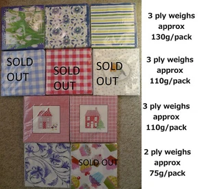 Napkin Paper Serviette for docoration / christmas / party. Price is per packet - Picture 1 of 3