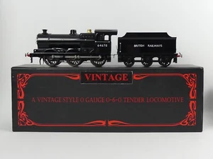 VINTAGE TRAINS 0-6-0 J CLASS O GUAGE BR BLACK MODEL LOCOMOTIVE & TENDER M.I.B. - Picture 1 of 7