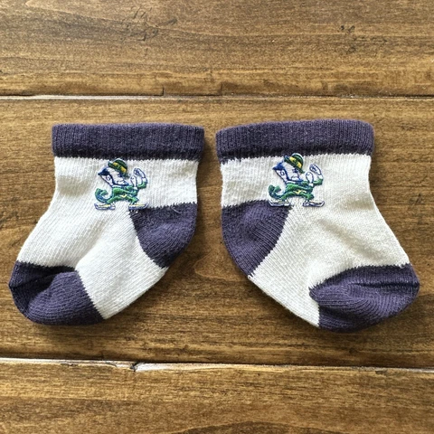 Notre Dame Fighting Irish Baby Socks Cover