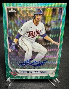 2022 Topps Chrome - Alex Kirilloff - Aqua Wave Veteran Auto 023/199 - #CVA-AK - Picture 1 of 3