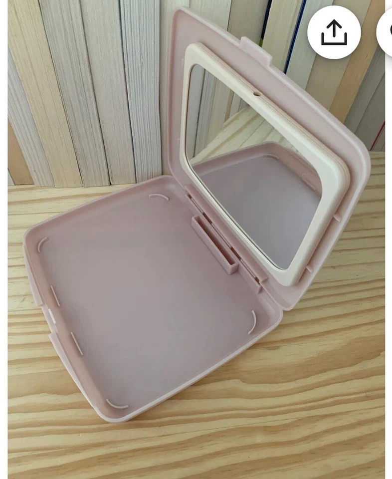 Mary Kay Compact 2-Sided Mirror Makeup Tray Sealed New Pink Travel - Image 1 of 4