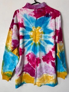 Sudadera de Colección Años 90 Eddie Bauer Tye Dye Para Hombre Grande Hecha en EE. UU. - Imagen 1 de 6