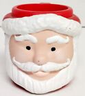 VTG Santa Face Christmas Plastic Cup Childrens Mug Sculpted 3D APPLAUSE INC