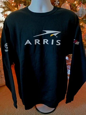 Joe Gibbs Racing Carl Edwards 19 Arris Large Team Issued Toyota Sweatshirt Shirt Cover