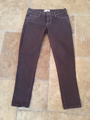 Pantalones de mezclilla ajustados BDG Urban Outfitters marrón topo tiro bajo hasta el tobillo talla 25 Foto 1 de 4