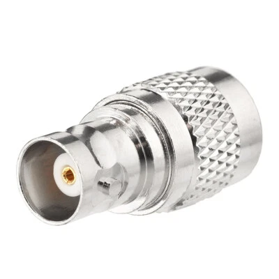 BNC Jack female to TNC plug male RF Connector 50 ohm Coax Adapter Radio Antenna - Image 1 of 3