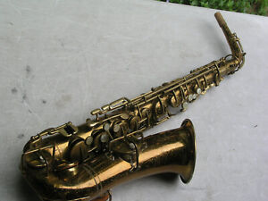 Vintage Saxophon Saxofon Altsaxophon The Elkhart zum Herrichten