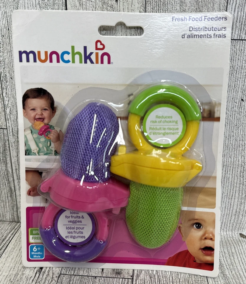 Munchkin Fresh Food Feeder Pack of 2 Ages 6 Months And Up BN10 - Image 1 of 2