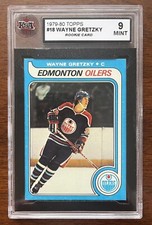 1979-1980 TOPPS WAYNE GRETZKY ROOKIE CARD KSA 9 MINT EDMONTON OILERS