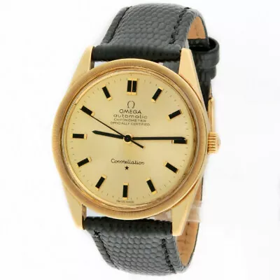 Omega Constellation 18K Solid Gold Automatic Chronometer Cal.712 33mm 167.021 - Image 1 of 4
