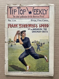 Vintage 1900 TIP TOP WEEKLY Baseball Magazine #228 Frank Merriwell Speed CHICAGO - Picture 1 of 7