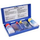 Kit test qualità acqua cloro pH tester piscina scatola test acqua Jy Hg