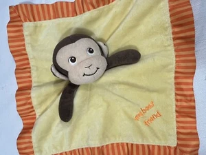 Garanimals My Best Friend Monkey Security Blanket Lovey Rattle Fleece - Picture 1 of 3