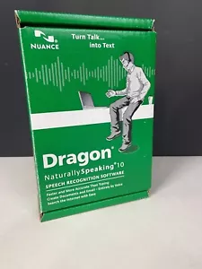 Nuance Dragon Naturally Speaking Standard 10 Speech Recognition Software No Mic - Picture 1 of 3