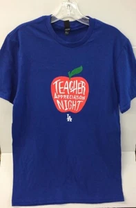 NEW 2019 Los Angeles Dodgers T-shirt Teacher Appreciation Theme Night X-Large XL - Picture 1 of 1