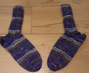 Socken handgestrickt mit Regia 6-fach Color Wolle 38 / 39 Fjord Color - Bild 1 von 1