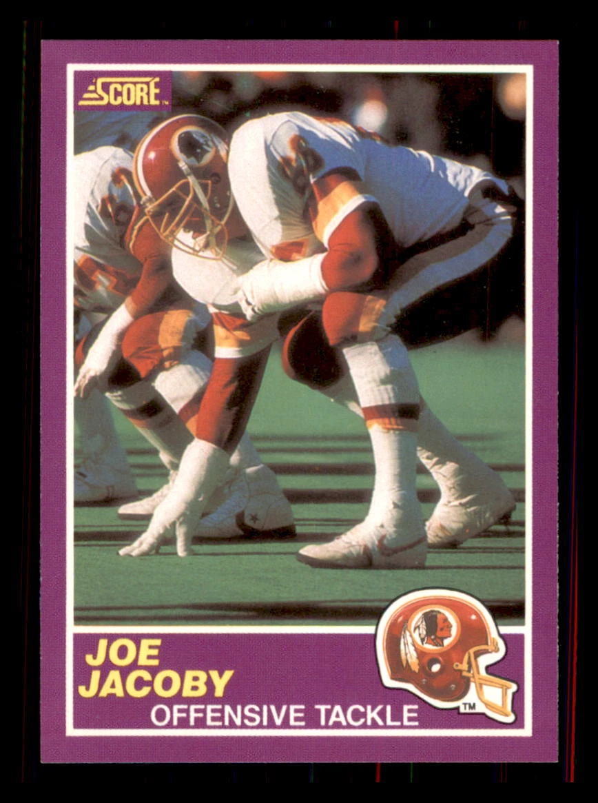 1989 Football 1989 Score Supplemental Joe Jacoby Washington Redskins #413S 1