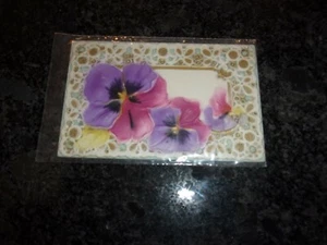  SPRING FLOWERS EMBOSSED - 1911 - MADE IN GERMANY - - Picture 1 of 2