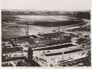 1939 Pressefoto Luftaufnahme des Flughafens Tempelhof Flugplatz in Berlin - Bild 1 von 2
