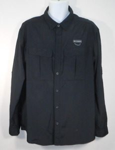 415-M208-8KW4 Columbia Omni-Shield black breathable outdoor/casual shirt
