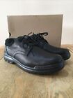 Mens Clarks Shoes Size 12H Rockie 2 Lo Gtx Black Leather Gore-Tex Shoes New