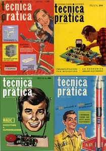 69 Old Issues of Tecnica Pratica Italian Electronics Magazine (1962-1967) on DVD - Picture 1 of 12