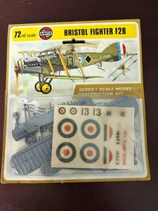 Vintage SEALED Airfix 1/72 Bristol Fighter F2B blister pack model kit bi-plane - Picture 1 of 7