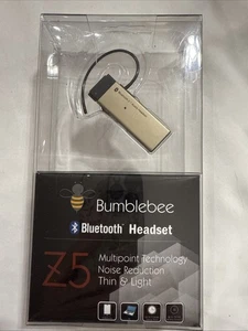 Bumblebee Auricolare Bluetooth Z5 Riduzione Rumore Oro Leggero BT-Z5GD NUOVO - Foto 1 di 1