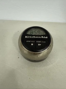 Kitchen Aid Digital Kitchen Timer Blue & Chrome Cooks Series - Picture 1 of 7
