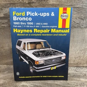 Ford Pick-Ups & Bronco 1980-96 manual de reparación automotriz 36058 F100-350 - Imagen 1 de 6