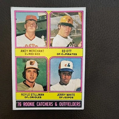 1976 Topps - '76 Rookie Catchers & Outfielders Эд Отт, Джерри Уайт, Ройл... - Изображение 1 из 2