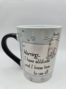 Tumble Weed Cat Attitude Mug - Picture 1 of 6