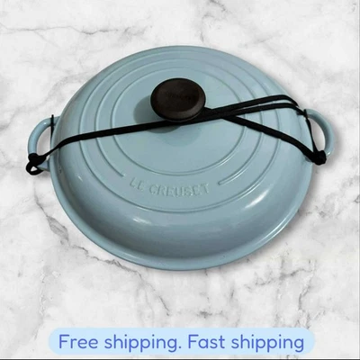 Braiser de hierro fundido esmaltado Le Creuset 3,5 cuartos (30 cm) azul caribeño NUEVO ENVÍO Foto 1 de 3