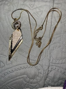 Collar largo de pedrería y cuerno Akola 32-36 pulgadas - Imagen 1 de 4