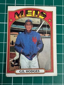 1972 Topps Baseballkarte #465 Gil Hodges HOF New York Mets Mgr - Bild 1 von 2
