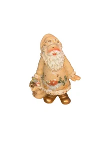 5 Zoll großer goldfarbener, weißer & bunter Weihnachtsmann, skurril - Bild 1 von 13