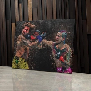 Sean O'Malley vs Marlon Vera UFC Wall Art Print – MMA Fight Poster - No Frame - Picture 1 of 9