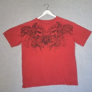 Xtreme Couture 2XL Short Sleeve T-shirt Red - Picture 1 of 10