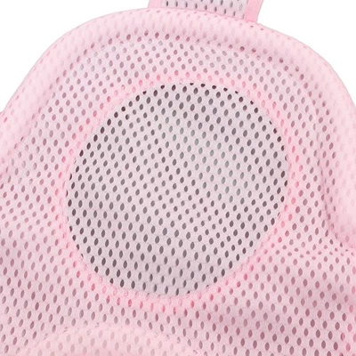 Red de soporte de asiento de baño rosa de cinco esquinas a prueba de deslizamiento malla universal ajustable Foto 1 de 4