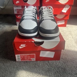 Nike Dunk Low White Black Red FB3354-001 size UK 6.5 | Brand New - Picture 1 of 5
