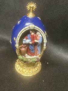 VINTAGE House Of Faberge Ei Jesus Wasser in Wein The Franklin Mint Ref2 - Bild 1 von 11