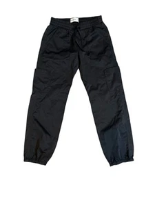 Girls Abercrombie kids black size 9/10 cargo jogger pants - Picture 1 of 3