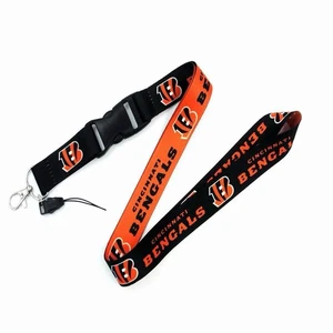 Cincinnati Bengals NFL football team New  Lanyard With Clip US STOCK SHIP 1 DAY - Picture 1 of 1