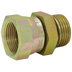 SAE 12 Male x 1" NPT Female Swivel Straight 6900-12-16 Adapter 9-6900-12-16 - Picture 1 of 2