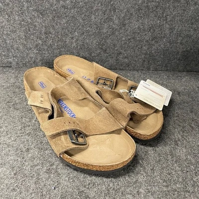 Sandalias BIRKENSTOCK Arizona plantilla suave para hombre talla US 10 té oscuro  Foto 1 de 4